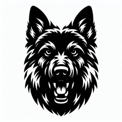 German Shepherd dog Silhouette