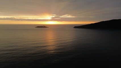 Obraz premium Nascer do Sol na Praia dos Ingleses Florianópolis