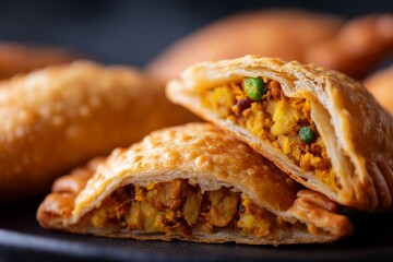 Vegetable Samosa with Flaky Pastry