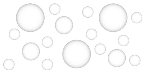 Abstract geometric background with soft light white paper circles geometric design. Soft light white paper circles geometric design. Vector circles template vector design. technology concept