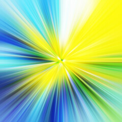 Obraz premium Colorful zoom motion effect. Abstract background. Color lines. Colored texture backdrop and banner.