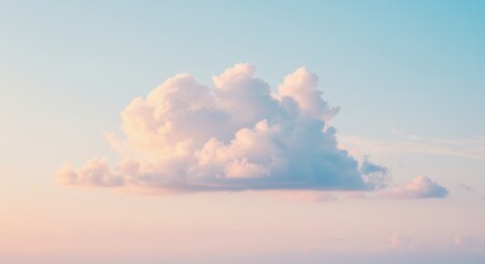 Soft Clouds in a Pastel Sky