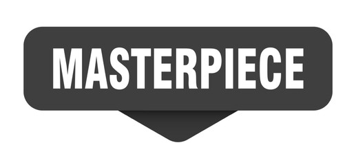 masterpiece sticker. masterpiece sign on transparent background
