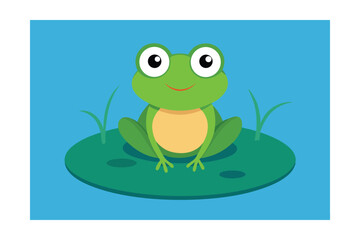 frog on a leaf
