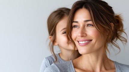 Heartwarming Mother and Daughter Moment Capturing Love and Happiness