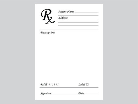 Doctor Prescription Pad Design
