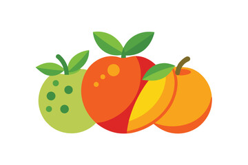 vector illustration of fruits