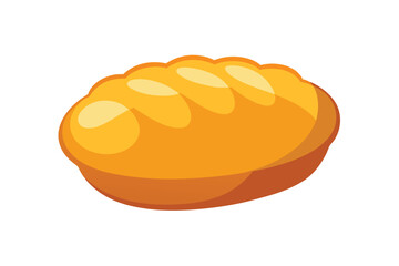 loaf of bread isolated