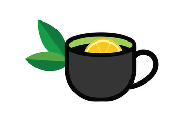 cup of tea with lemon