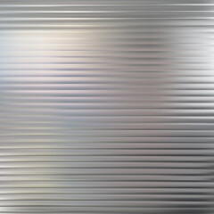 Obraz premium Glass pattern background effect. Abstract line gradient textur. Ribbed 3d iced corrugated metal. Light holograph transparent wall. Blue gray plastic window blur. Reed flute laser seamless ripple panel