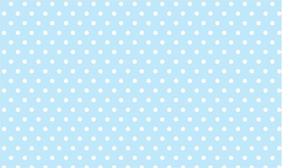Light blue polka dots