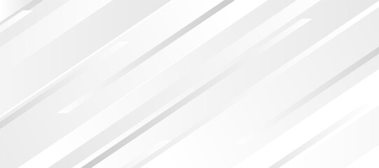 Fototapeta premium Diagonal gray and white gradient background. Line vector illustration. Simple, minimal, shiny, elegant and modern geometric architecture. Art & Illustration