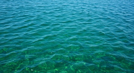 Obraz premium Clear Blue Green Water Surface Texture