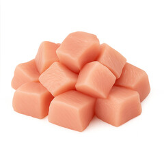 red and white sugar isolated on transparent or white background png