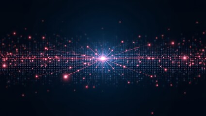 Obraz premium Abstract API Divergence Interface for Network UI