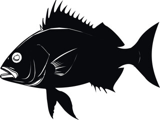Fototapeta premium vector illustration of fish