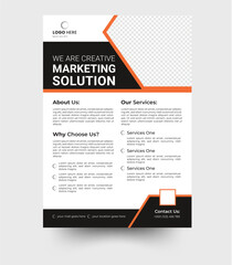 Corporate creative colorful business flyer template design. a bundle of flyer templates of a4 flyer, Flyer template layout design.
