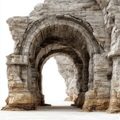 Ancient Archway Architecture, a glimpse through time, revealing architectural grandeur. The stone arch is a stunning reminder of past
