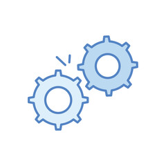 Gears Vector icon