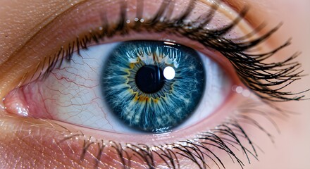 close up of human eye