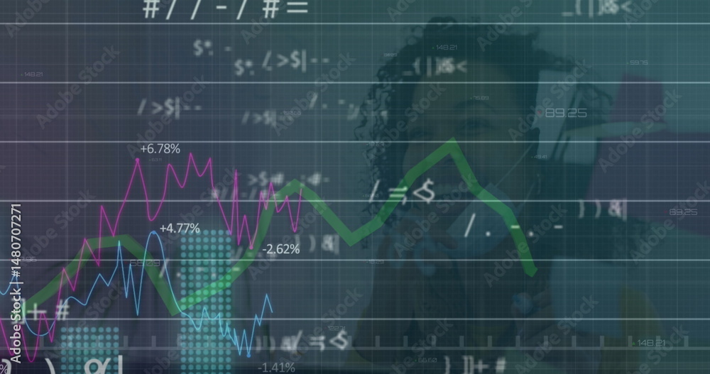 Poster image of financial data processing over grid