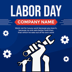 Fototapeta premium Labor day background design template graphic or banners illustrations