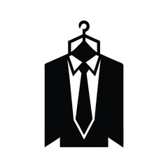 Formal Wear Symbols Black and White.
