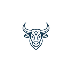 Elegance drawing art buffalo cow ox bull head logo design inspiration Bull, cow, angus, buffalo, cattle Head logo. Premium logo. Elegant logo symbol design illustration vector for company.
