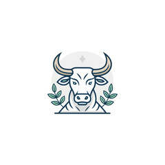 Elegance drawing art buffalo cow ox bull head logo design inspiration Bull, cow, angus, buffalo, cattle Head logo. Premium logo. Elegant logo symbol design illustration vector for company.
