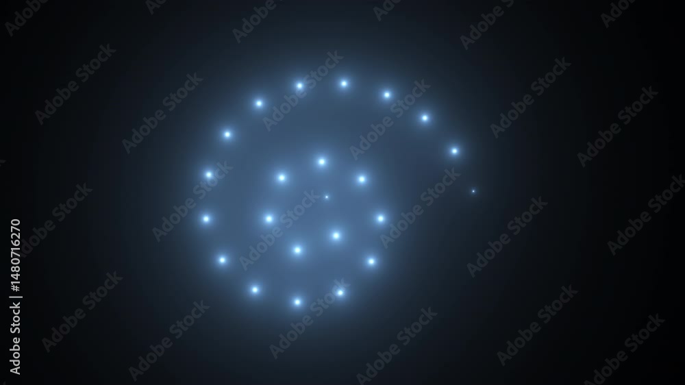 Poster abstract spiral lights. computer generated 3d render