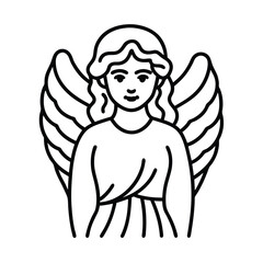 Fototapeta premium angel with wings
