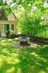Gazebo and Flowerpot