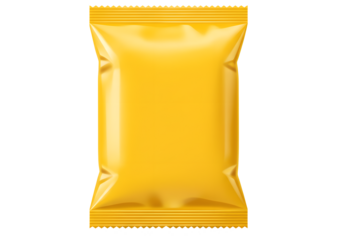 Yellow Stand-Up Snack Pouch