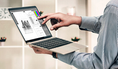 Architectural design modish software application for architect business and professional designer