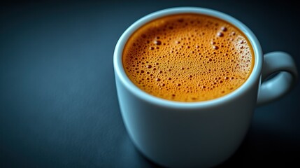 Fototapeta premium Espresso in a white cup