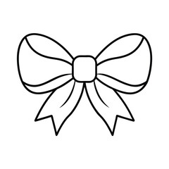 bow isolated on white