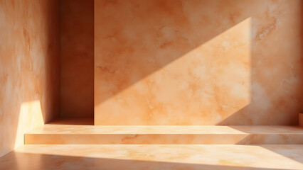 XXL porcelain slab with marbled terracotta, natural earth tones, seamless organic texture, matte rustic backdrop, HD neutral lighting.