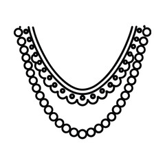 sequins trim decorative line art vector