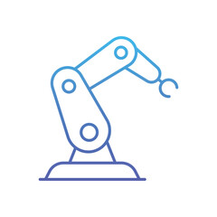 Robot Arm Vector icon