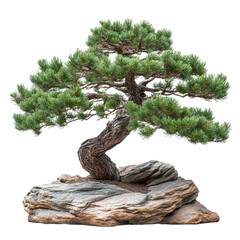 Pinyon Pine isolated on transparent background