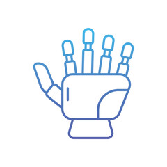 Robotic Hand Vector icon