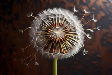 Fototapeta premium dandelion isolated on solid background
