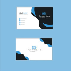  Clean professional business card template, visiting card, business card card design . double sided business card template modern and clean style . flat 
