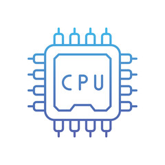 Processor Vector icon