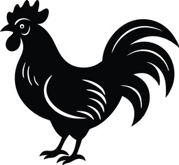 rooster mascot chicken vector