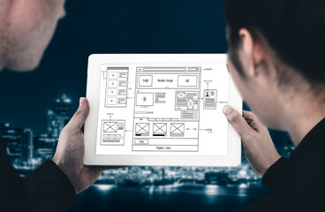 Website design software provide modish template for online retail business and e-commerce