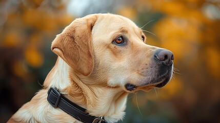Close up of a Dog with a black collar showing its snout and whiskers