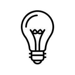 Icon of a Light Bulb
