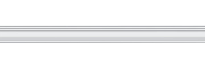 White decorative moulding baseboard in empty modern room interior detail trim wall panel design stock