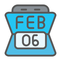 February 6 Icon